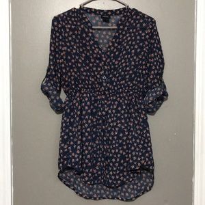 Rue 21 Floral Chiffon Top